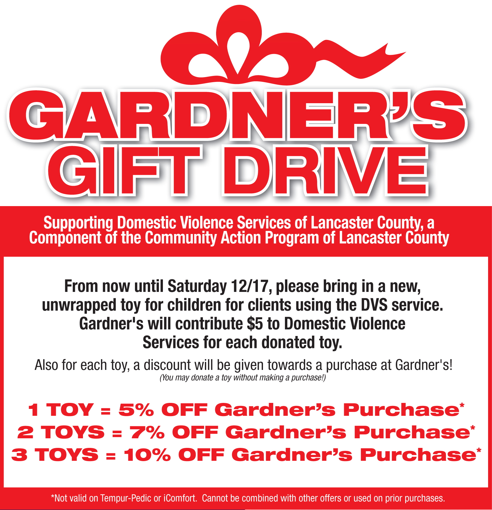 Gardner's Gift Drive